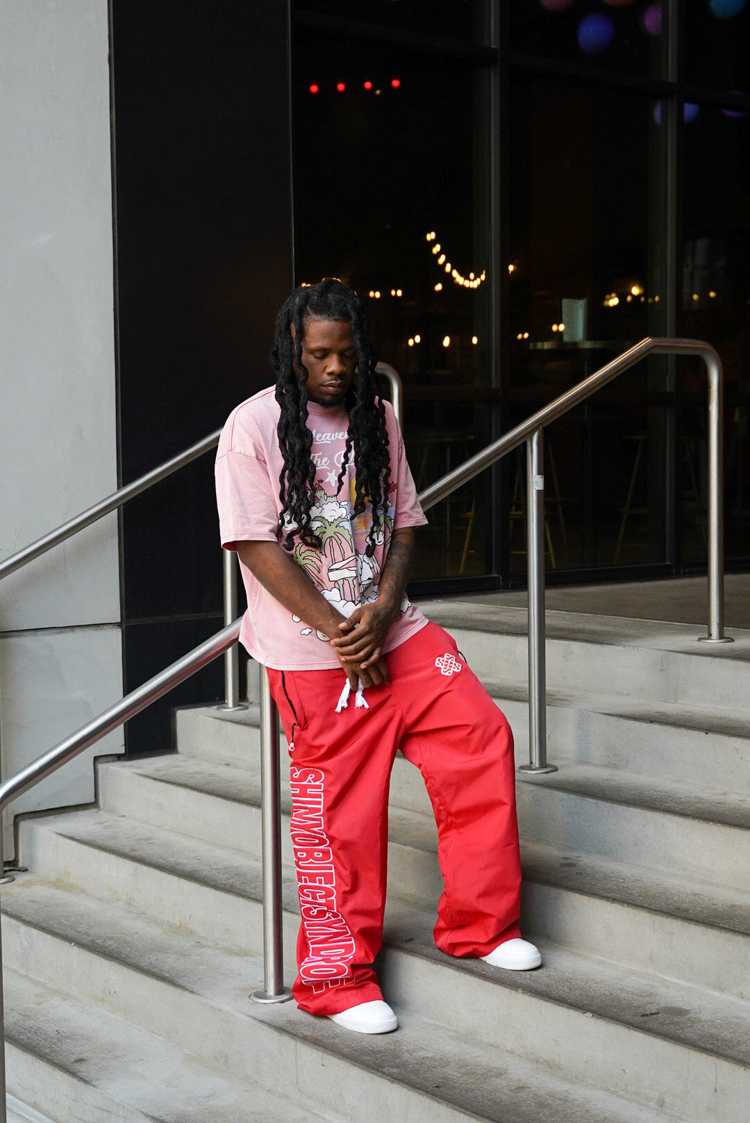 SOS OVERSIZED TRACK PANTS