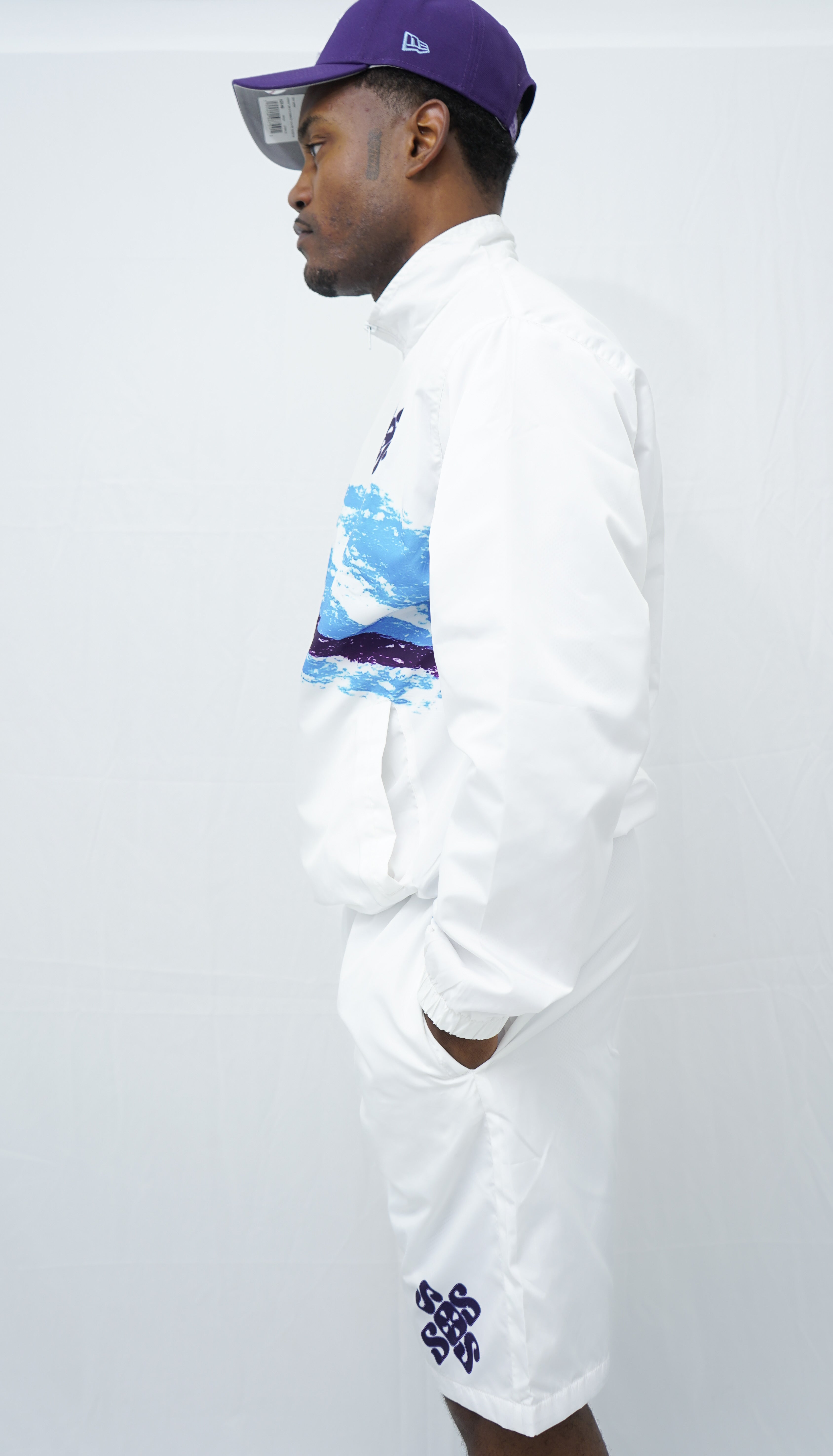 White Retro Jazz Short Set