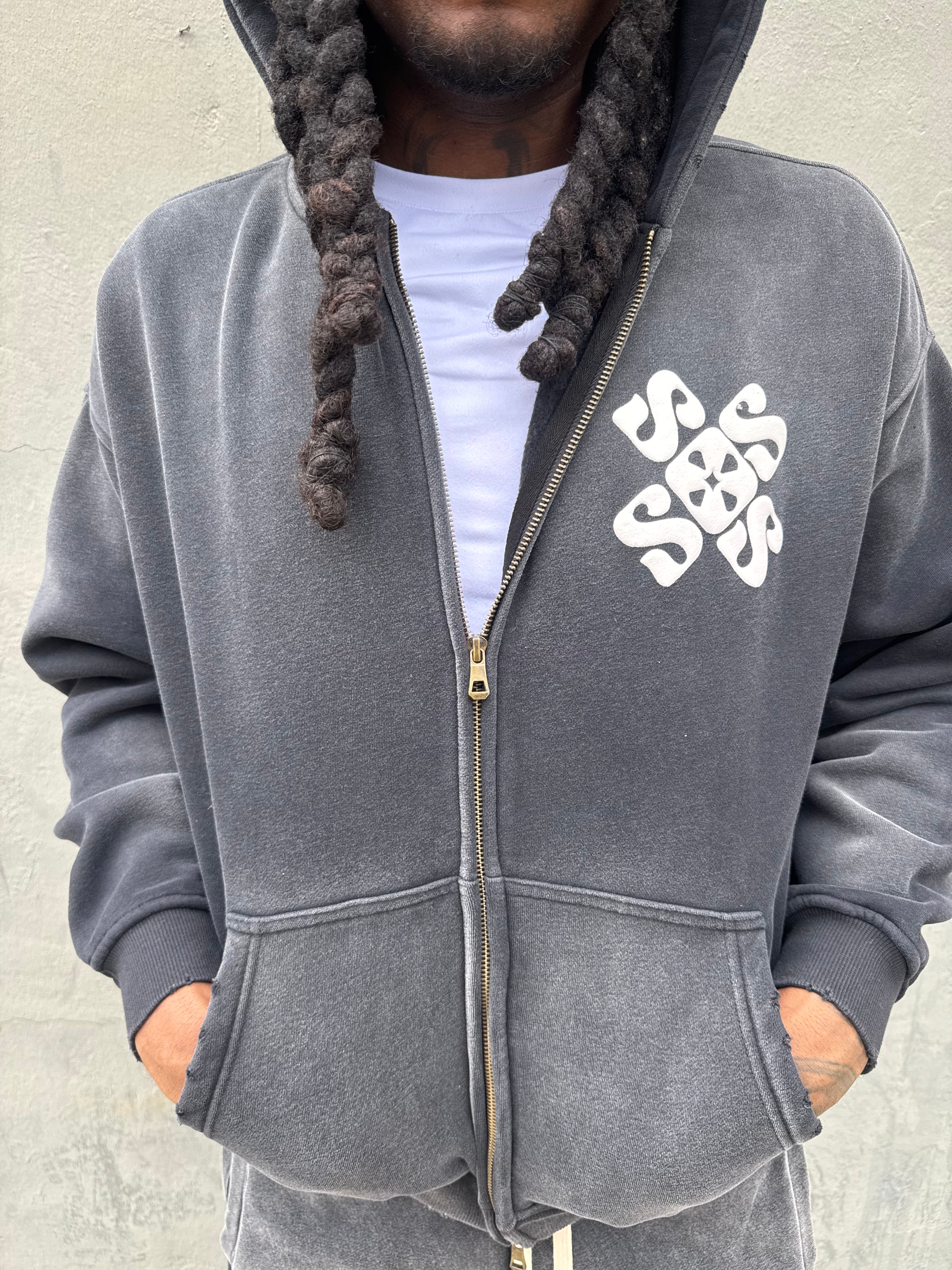 SOS BLACK Leisure Jogging Set