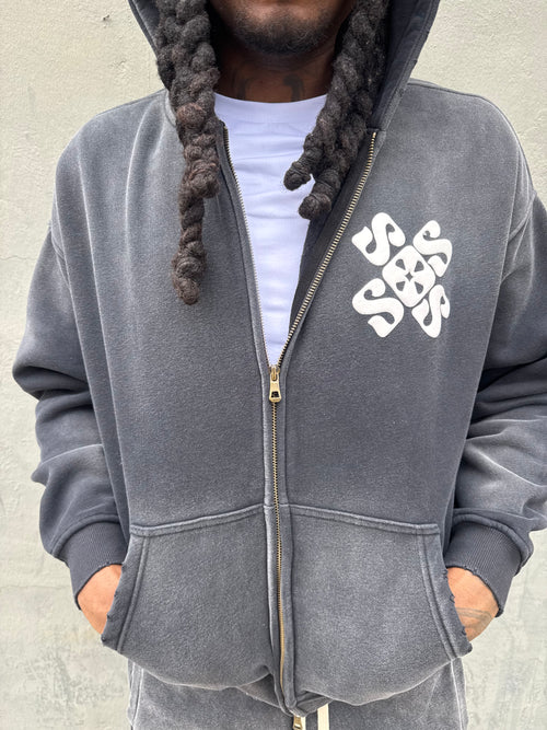 SOS BLACK Leisure Jogging Set