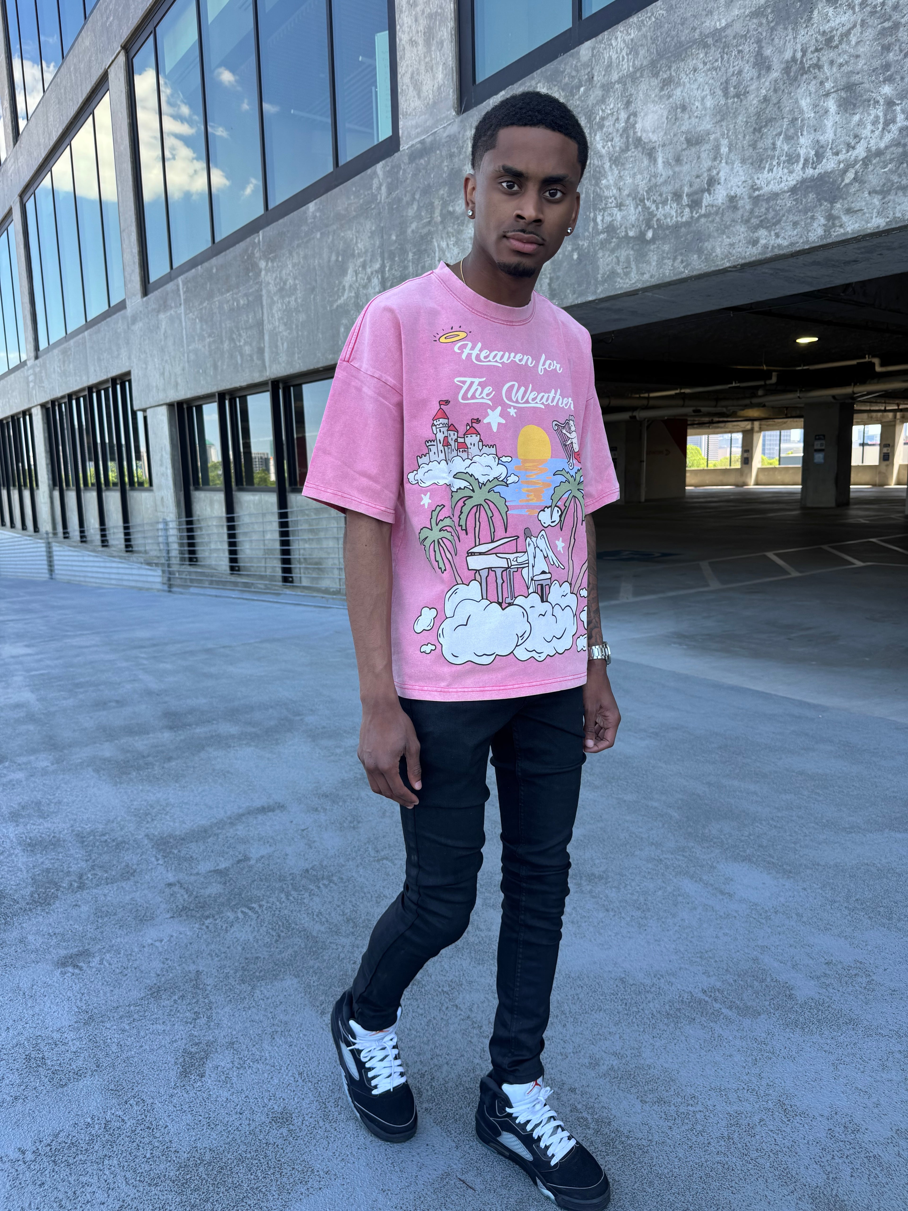 SOS HEAVEN FOR THE WEATHER GRAPHIC TEE