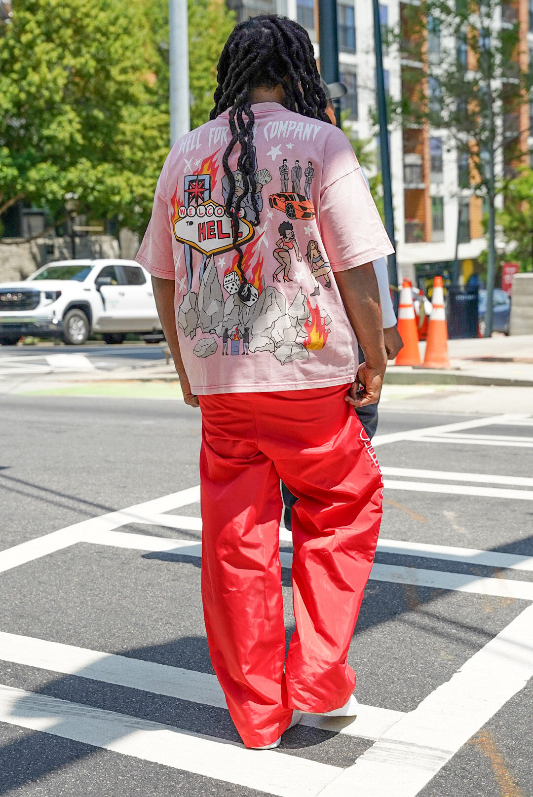 SOS OVERSIZED TRACK PANTS