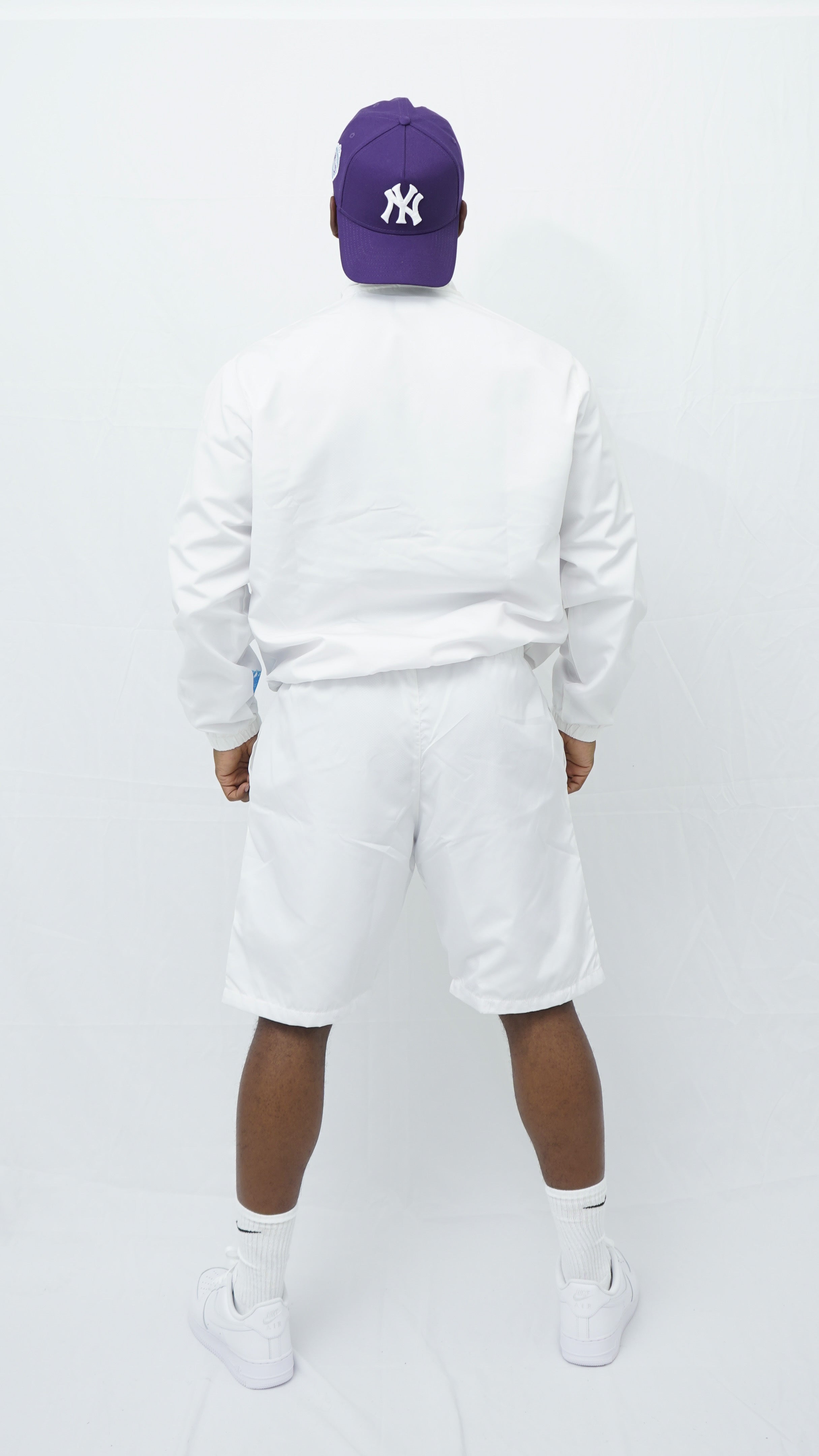 White Retro Jazz Short Set
