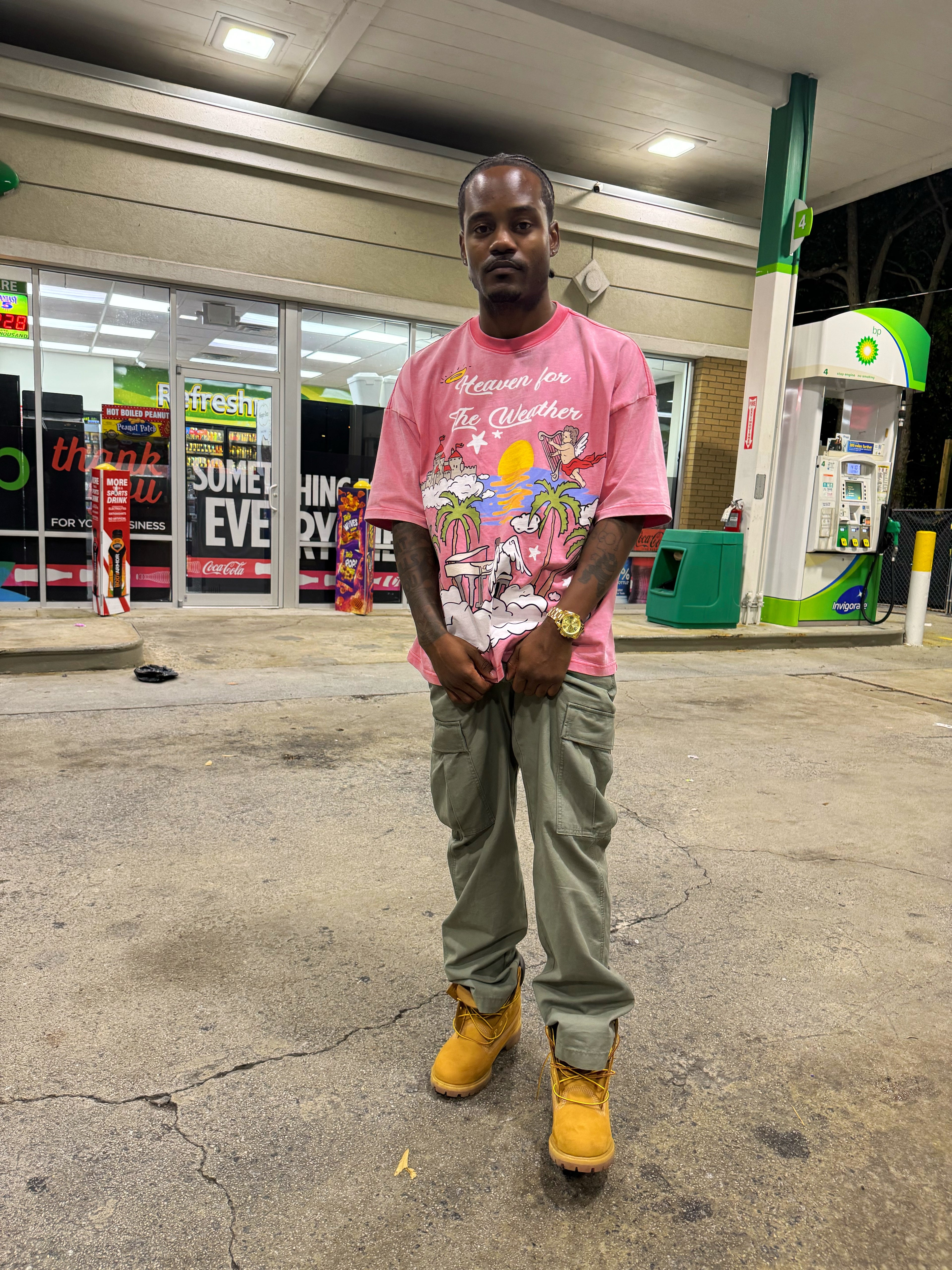 SOS HEAVEN FOR THE WEATHER GRAPHIC TEE