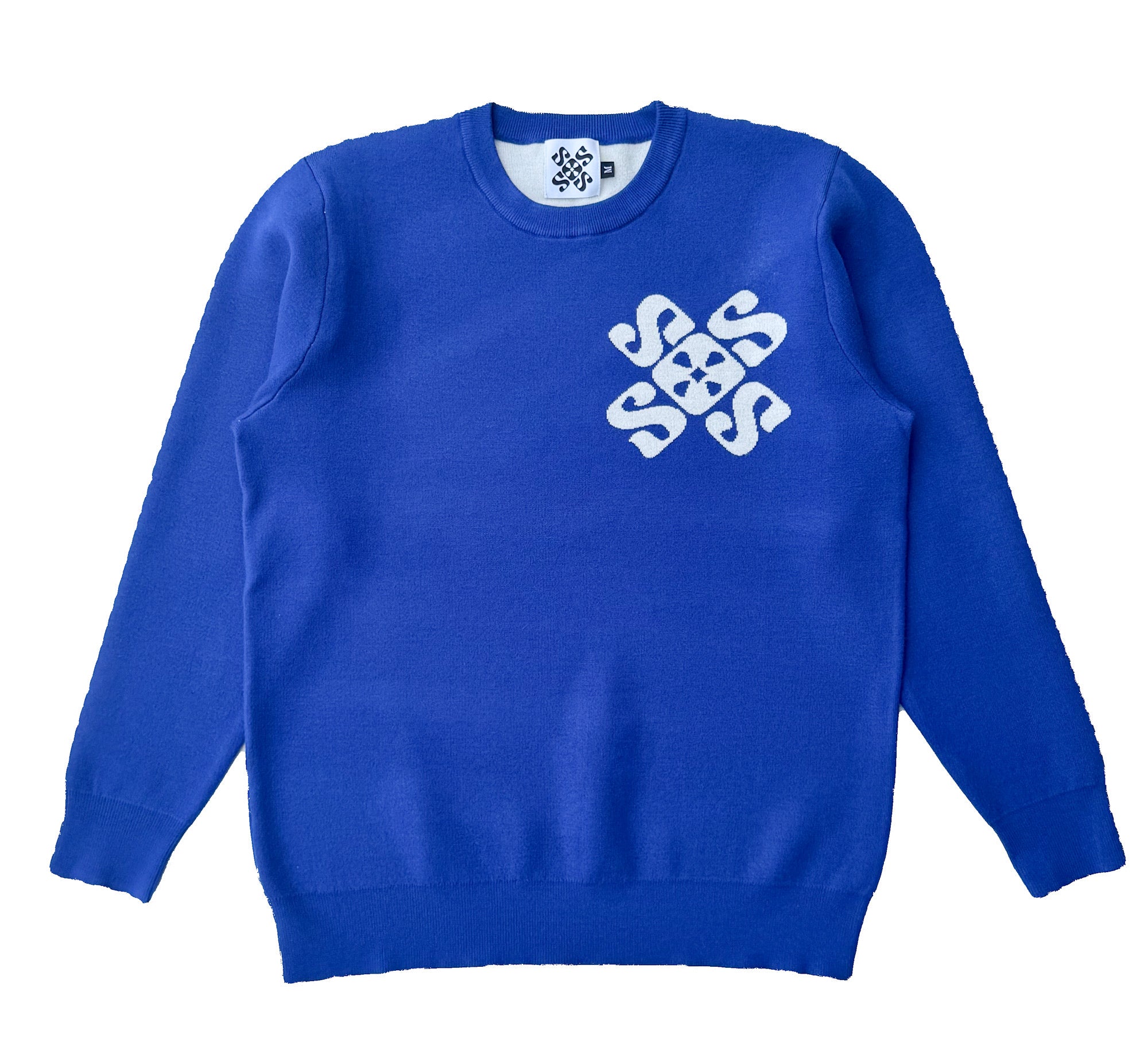 SOS True Blue Knitted Sweathshirt
