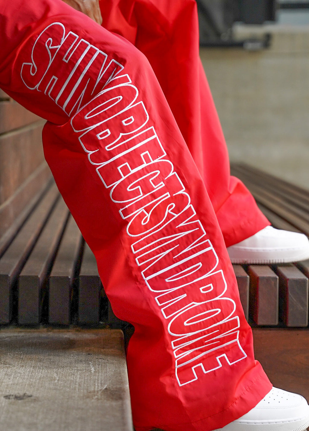 SOS OVERSIZED TRACK PANTS