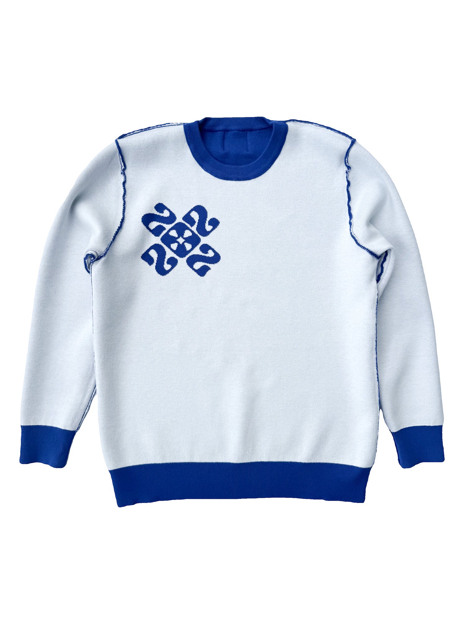 SOS True Blue Knitted Sweathshirt