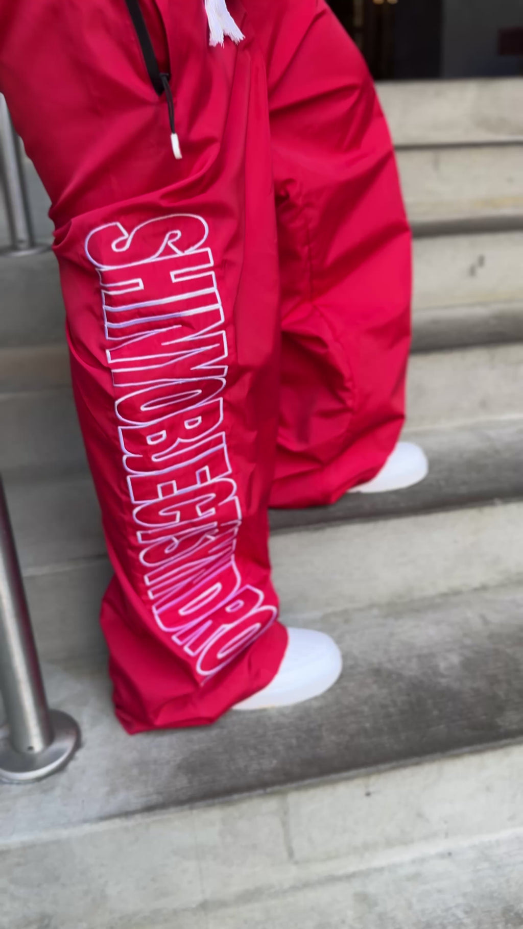 SOS OVERSIZED TRACK PANTS