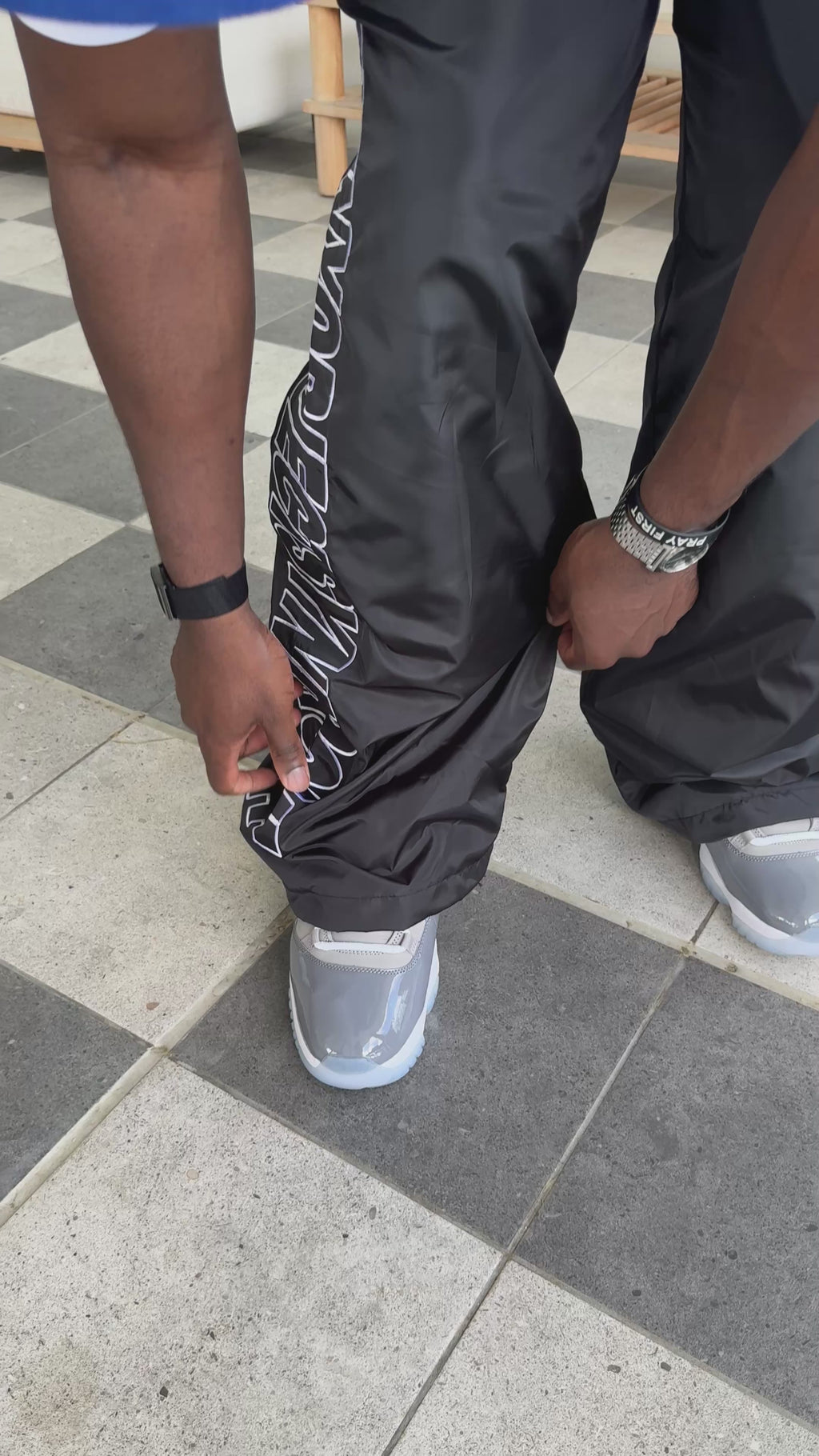 SOS OVERSIZED TRACK PANTS