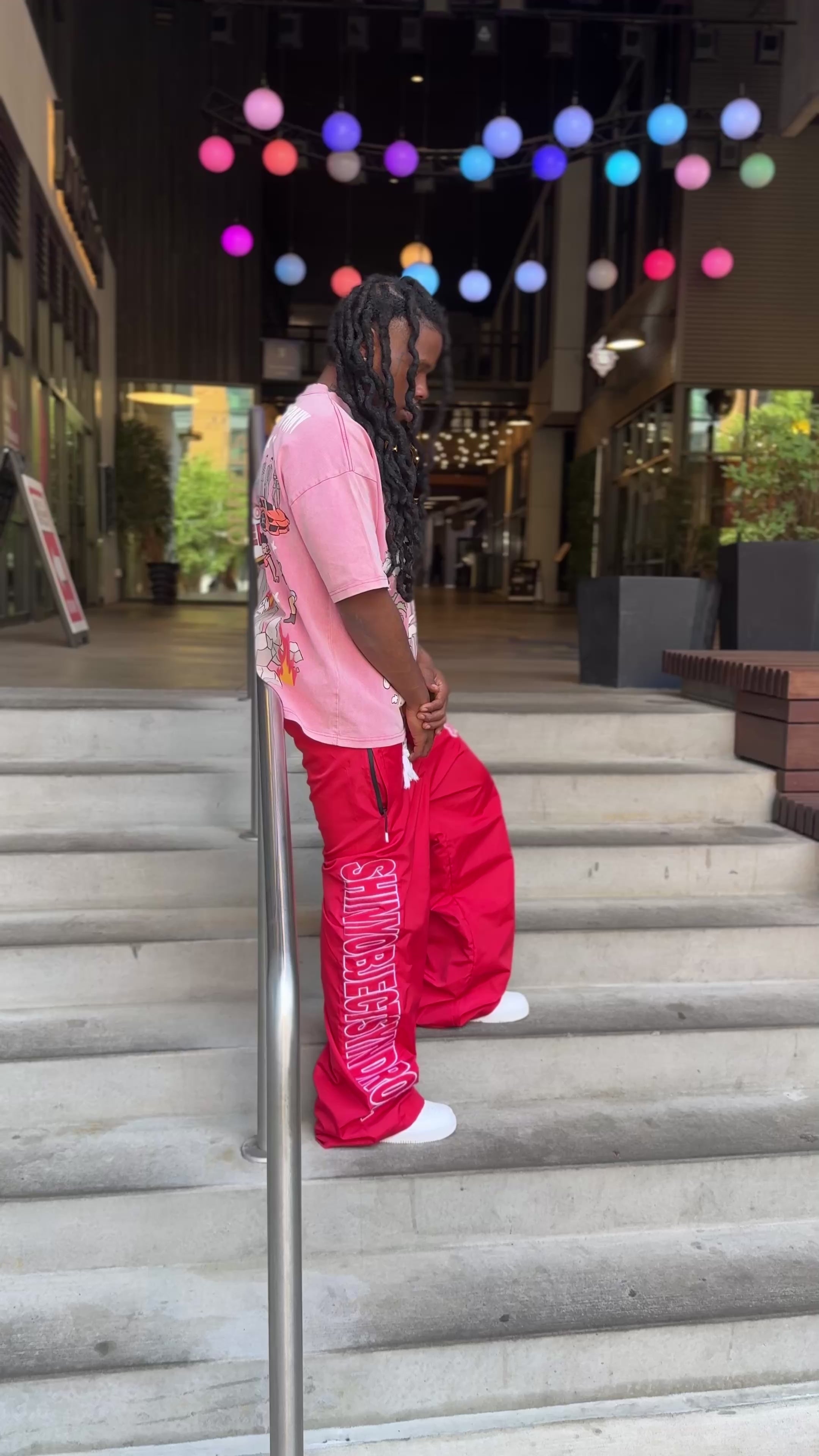 SOS OVERSIZED TRACK PANTS